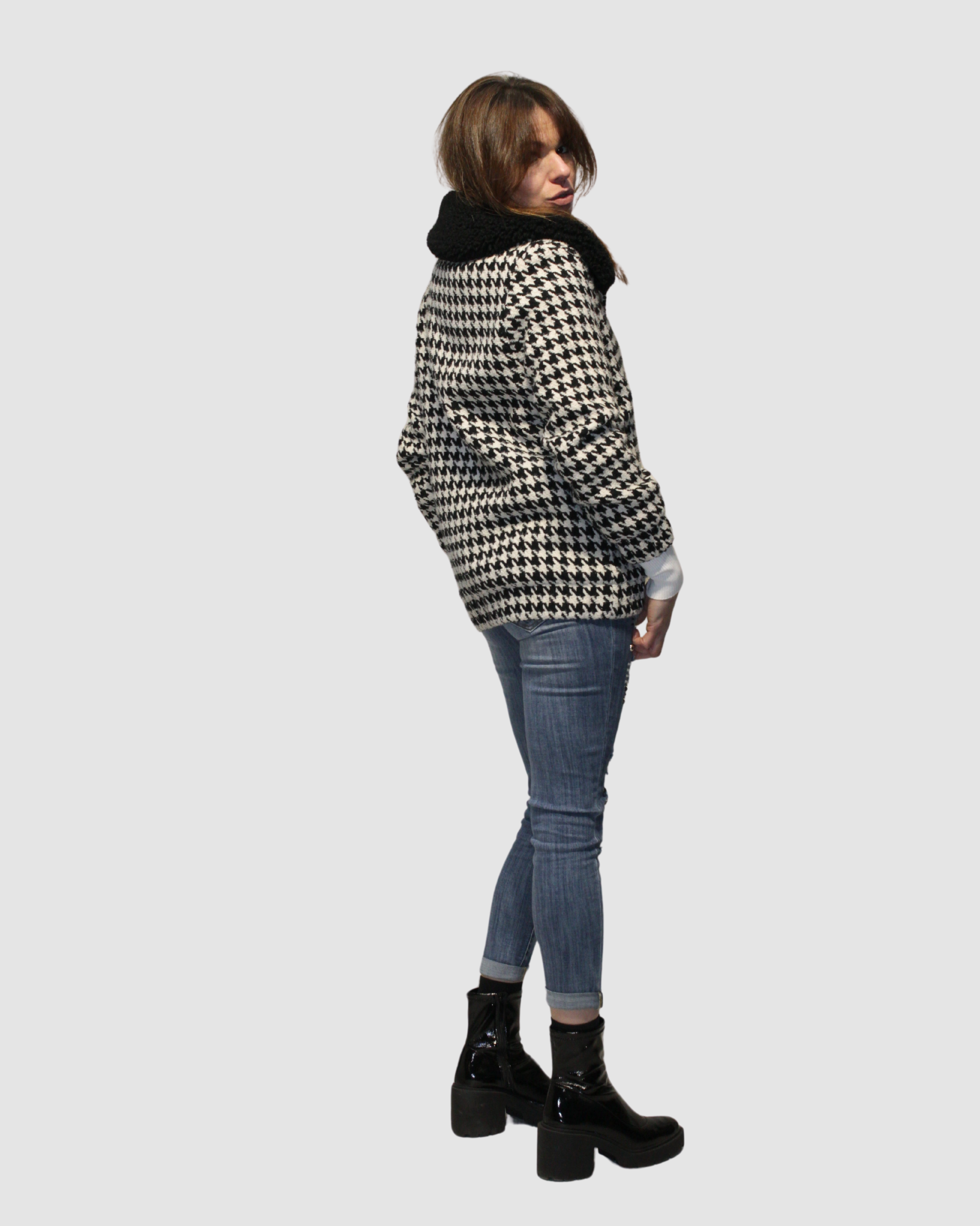 Chaqueta pata de gallo