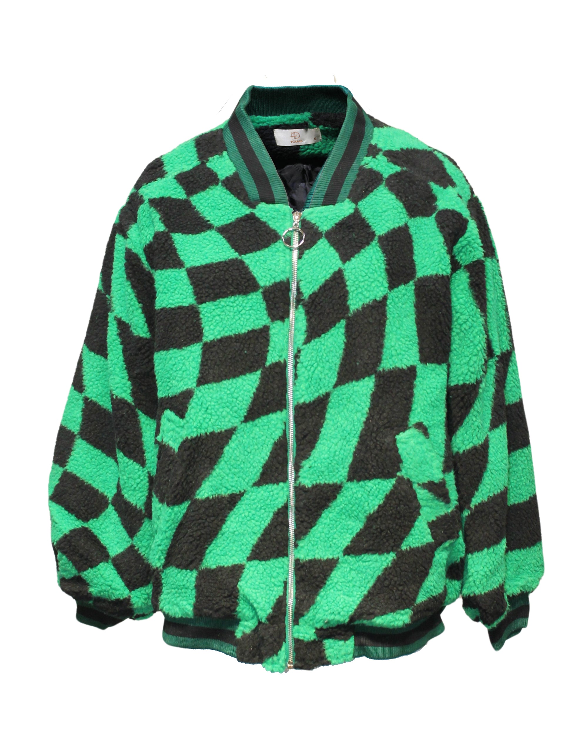 Chaqueta efecto peluche