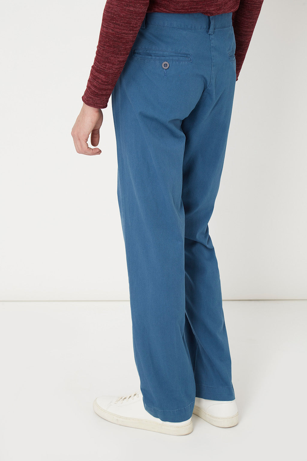 Pantalón recto casual hombre, jeans, chino, tejido algodón azul, bolsillos laterales, corte clásico, look versátil oficina, talla 38, cómodo y fresco, elegante básico diario, moderno juvenil, entrega rápida ✅Entrega 24/48h