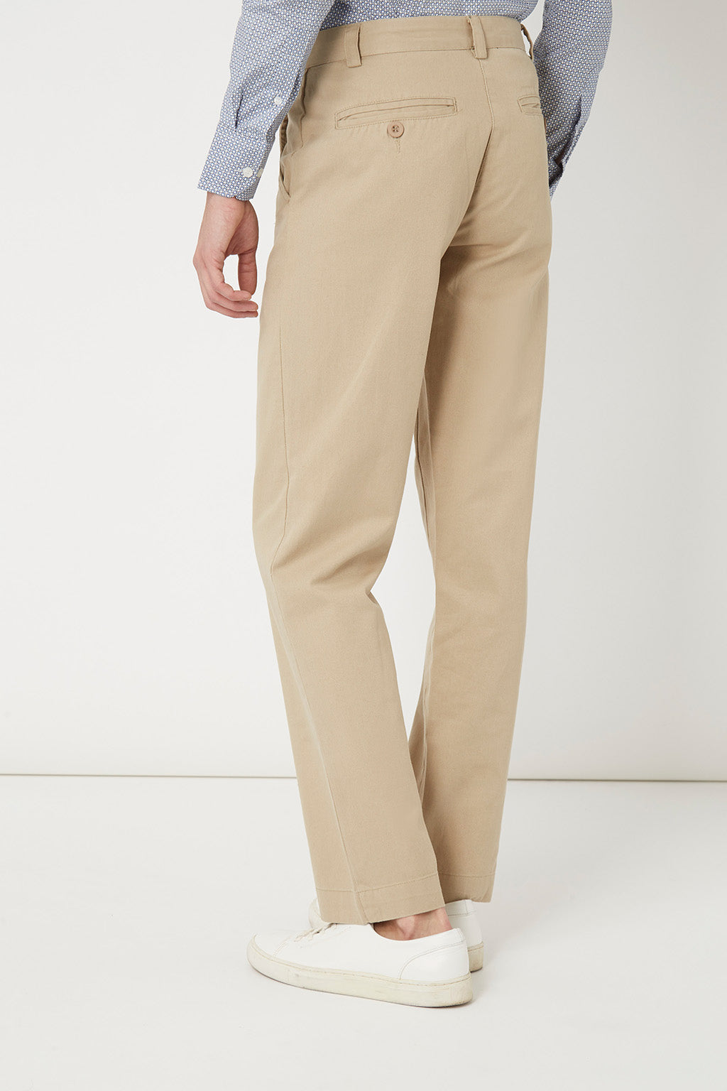 Pantalón recto hombre, pantalones algodón casual, diseño clásico, bolsillos laterales, suave, ligero, confortable, estilo oficina, color beige, talla 38, look versátil diario, fácil de combinar, ✅Entrega 24/48h