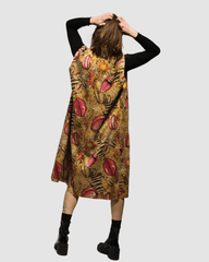 Chaleco antelina estampado