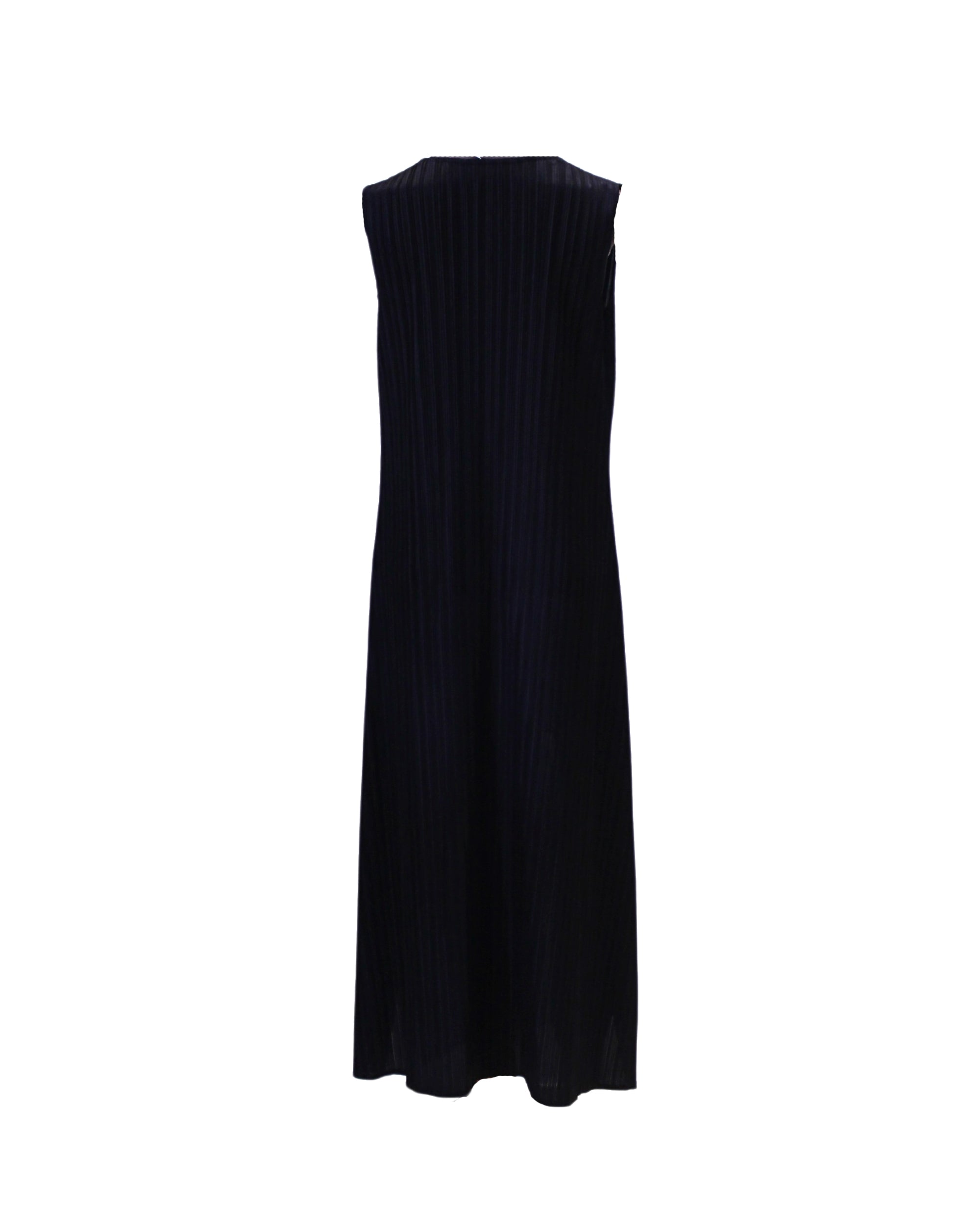 Vestido largo plisado