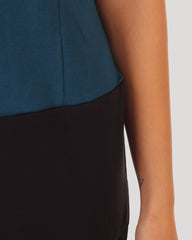 Vestido combinado