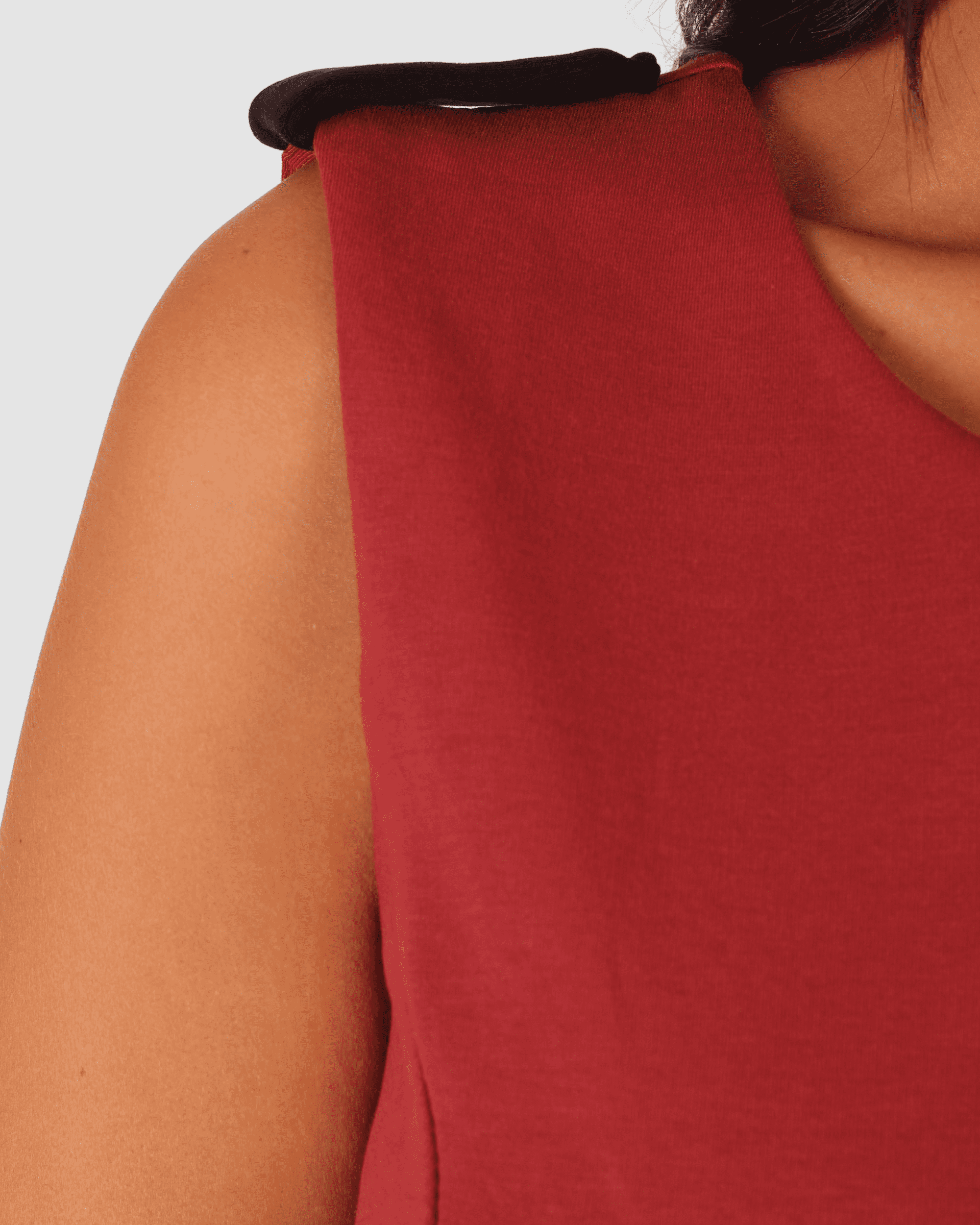 Vestido combinado