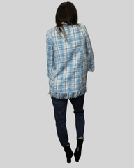 Chaqueta larga tweed