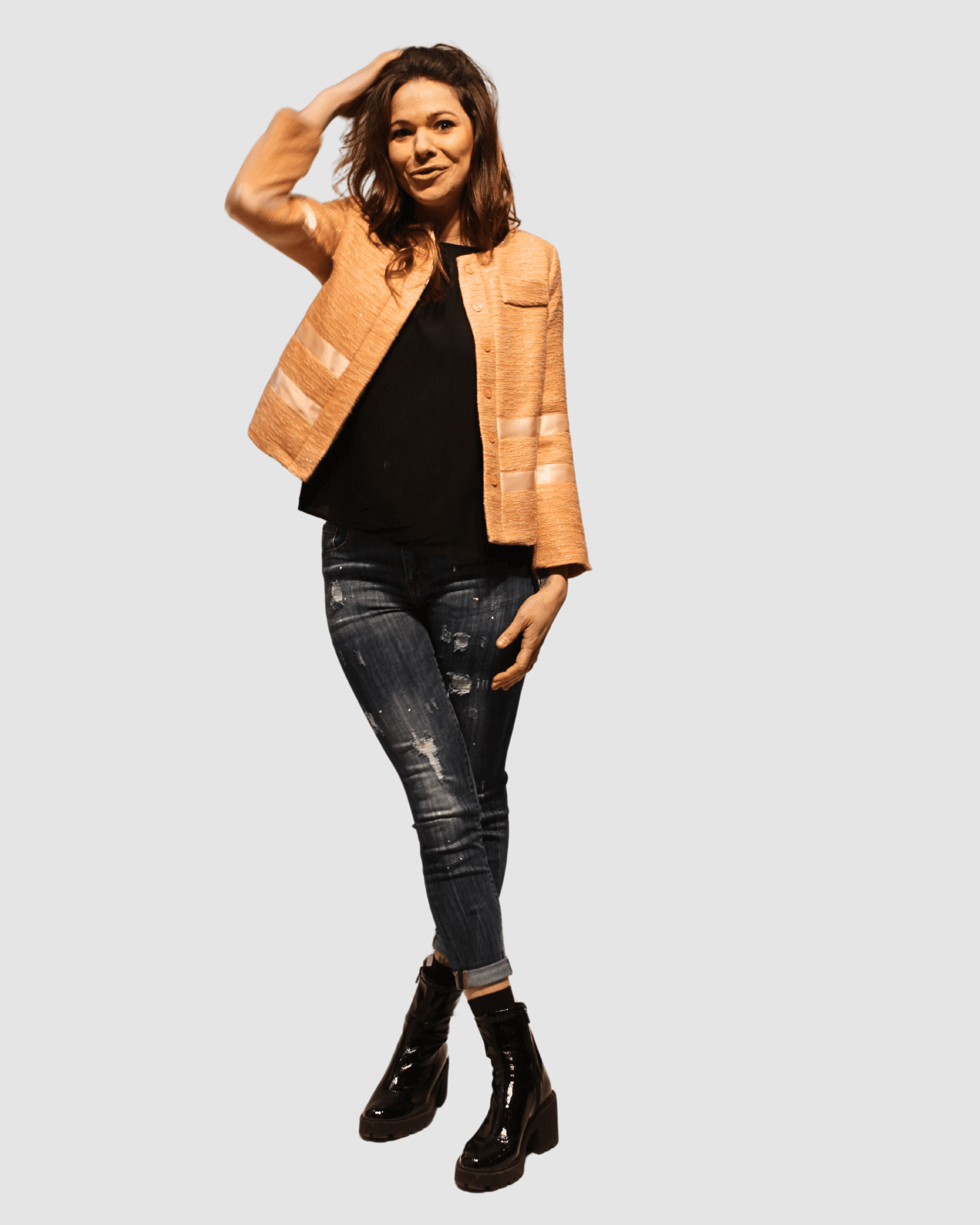 Chaqueta de tweed