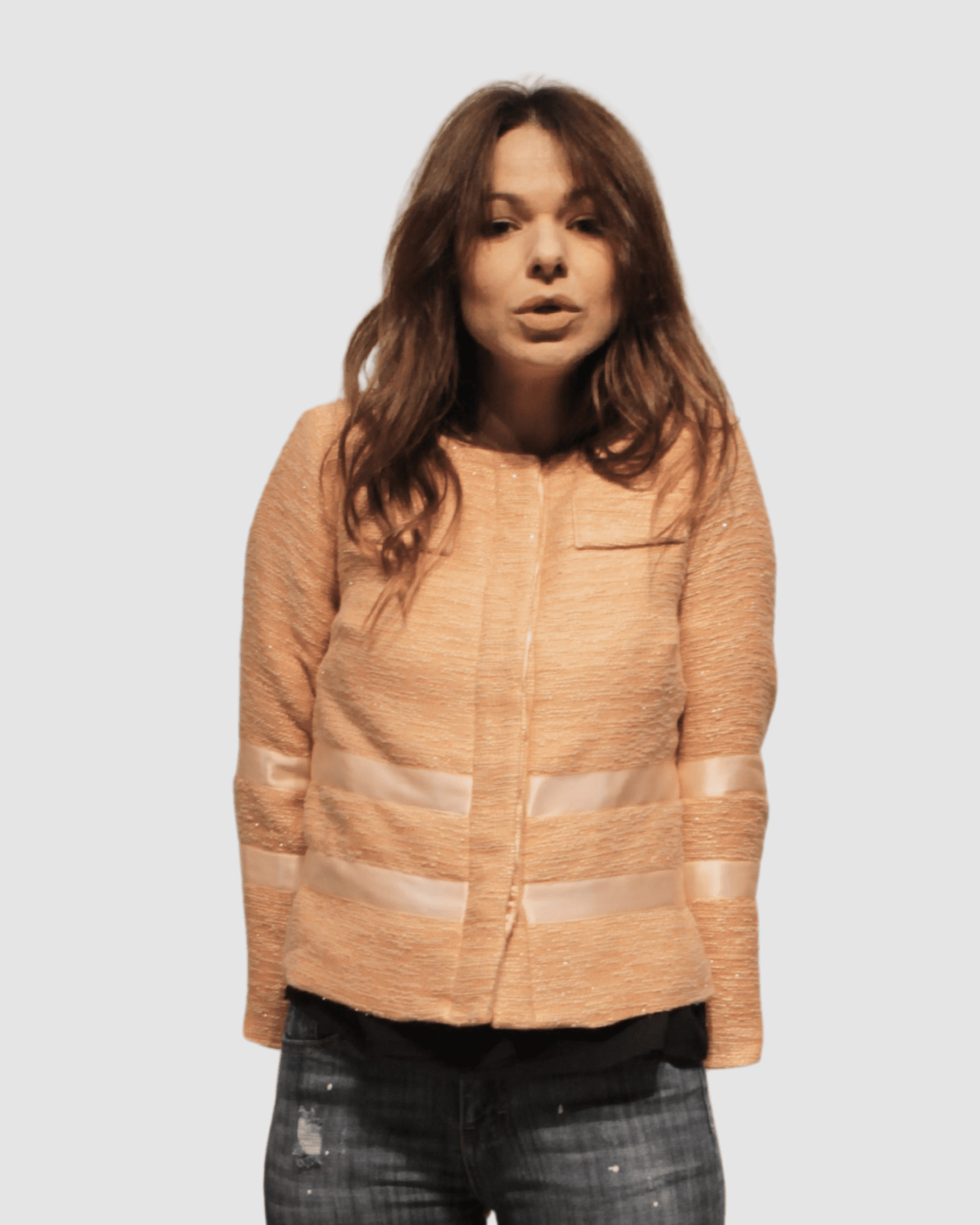 Chaqueta de tweed