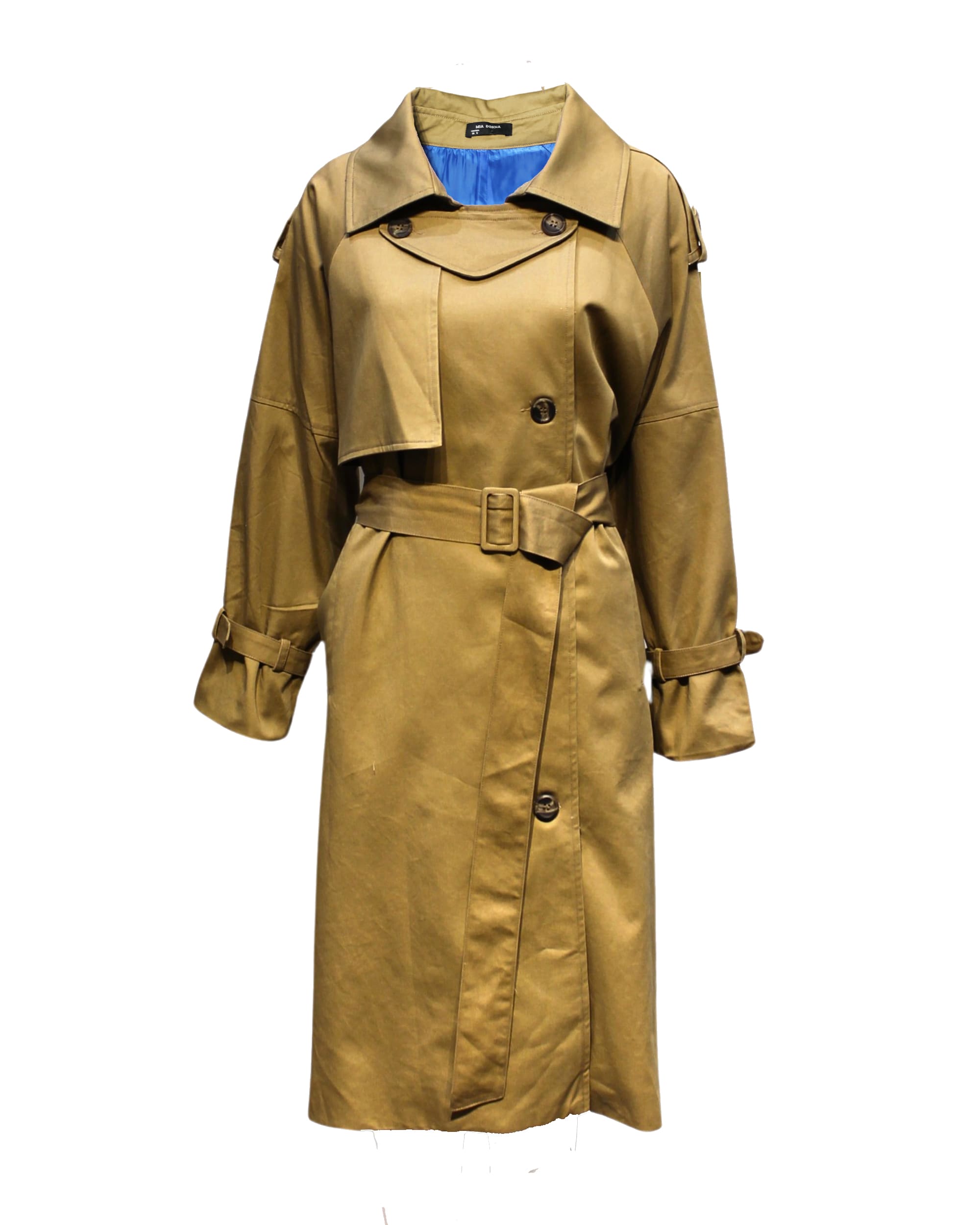 Gabardina mujer clásica, trench coat, abrigo impermeable doble botonadura, cinturón ajustable, diseño largo elegante, tejido suave, color beige, talla S, ideal oficina evento urbano, cómoda versátil ✅Entrega 24/48h