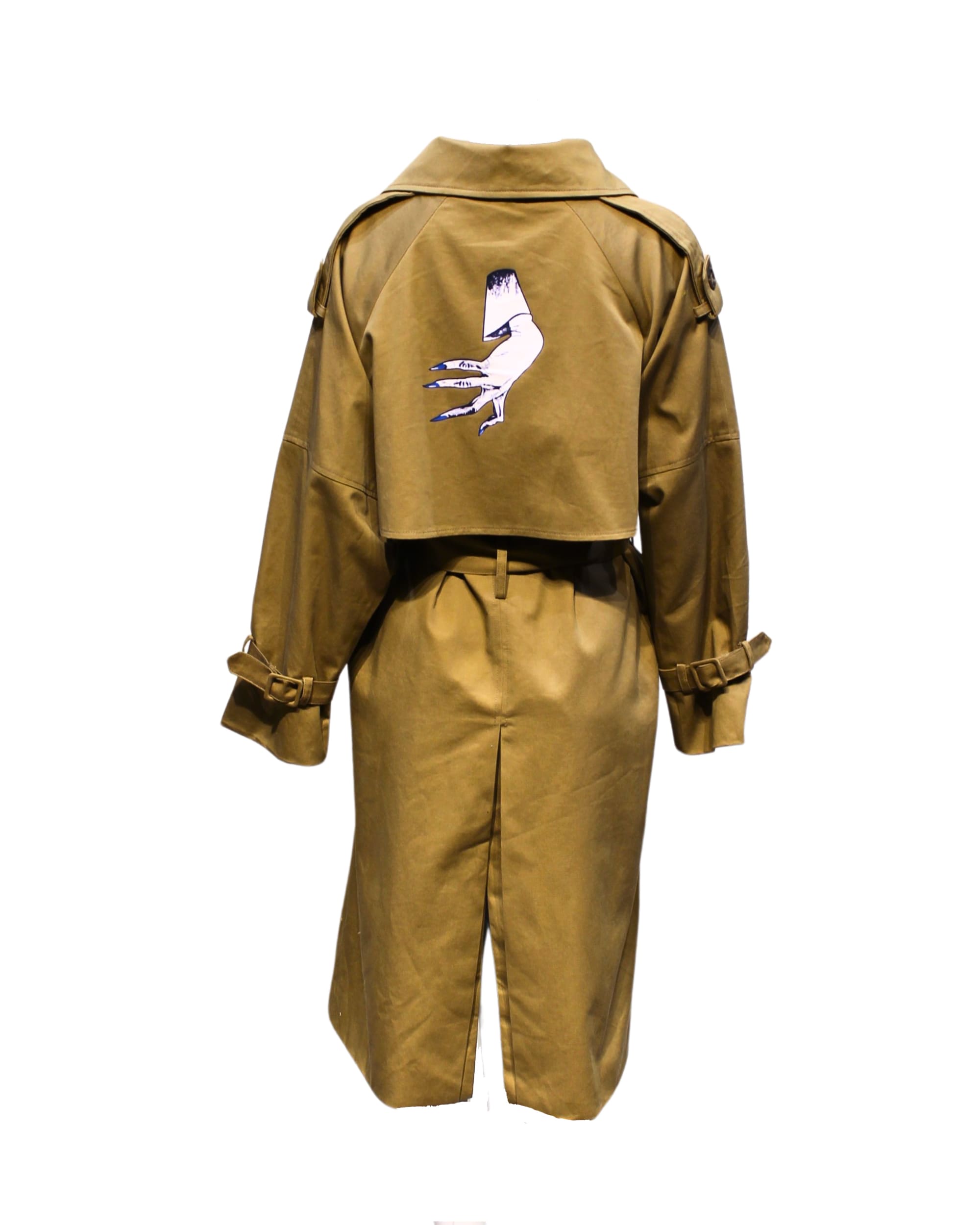 Trench con cinturón