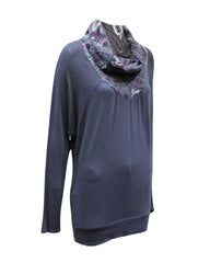 Jersey cuello drapeado