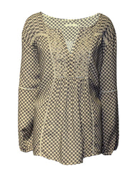 Blusa fluida estampada