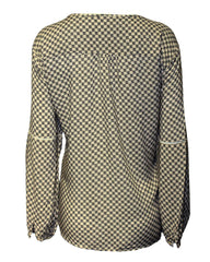 Blusa fluida estampada