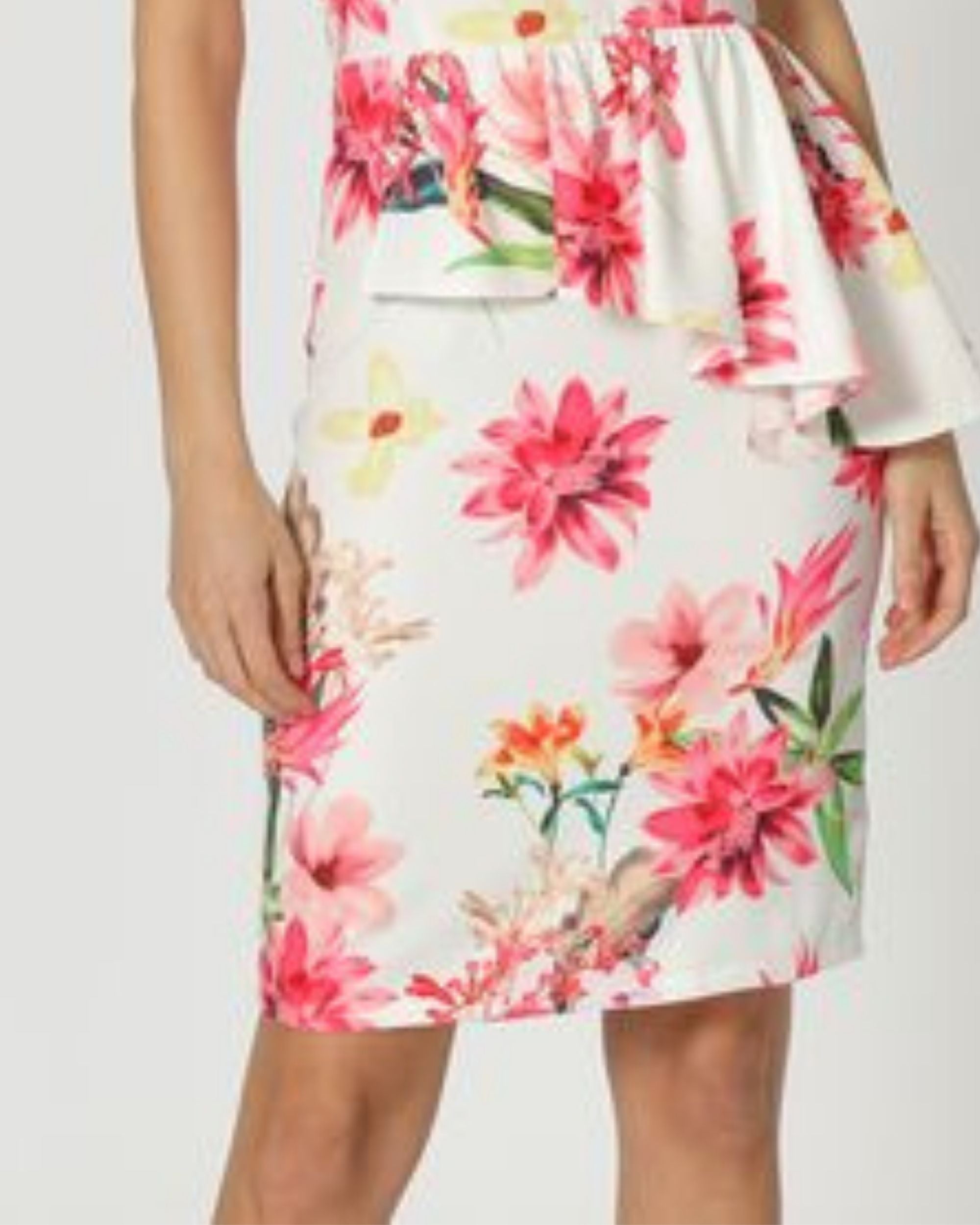Falda estampada