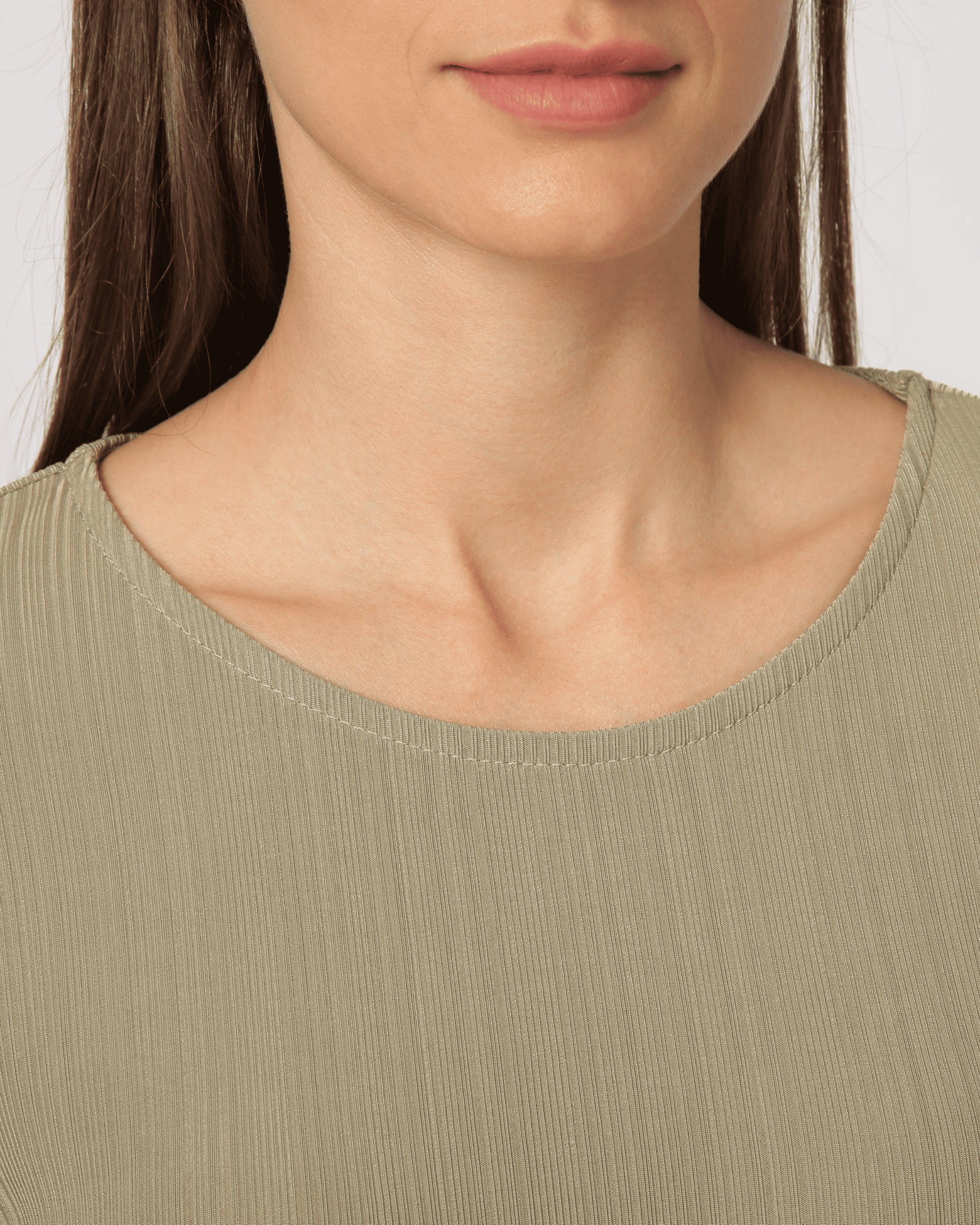 Blusa mujer manga larga elegante, top plisado, textura ligera, corte recto, versátil, talla 38, ideal oficina y casual, fácil de combinar, color verde oliva, cómoda y sofisticada ✅Entrega 24/48h