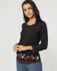 Camiseta bordada