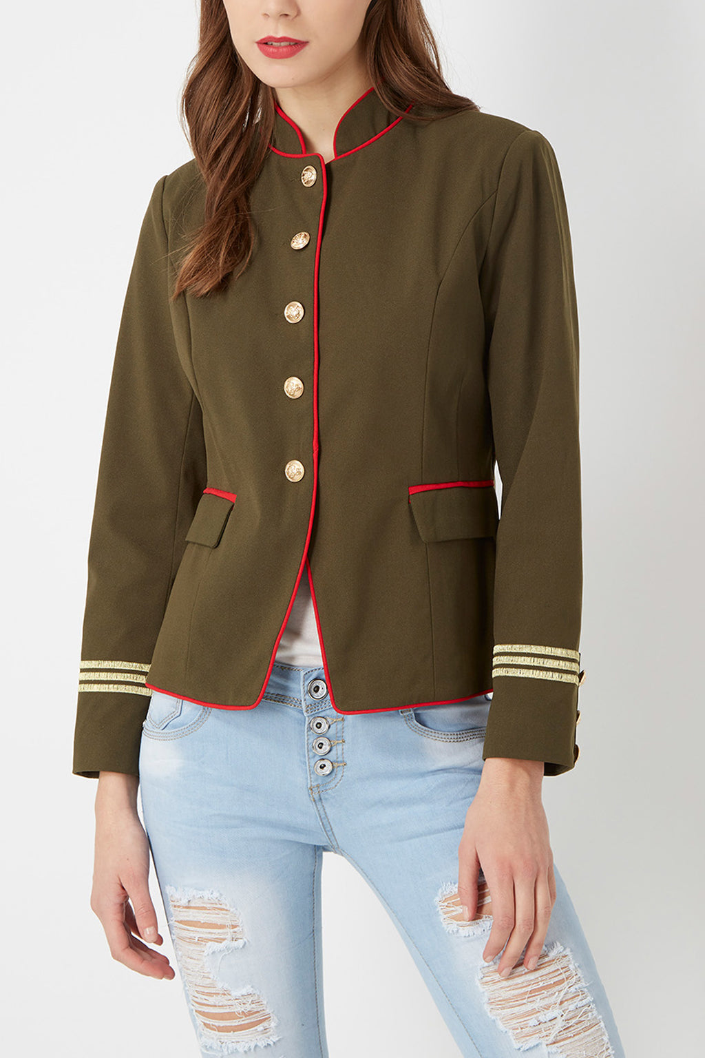 Blazer mujer, chaqueta corta tipo bolero, diseño lunares azul marino y blanco, manga larga, estilo elegante y moderno, perfecta urbana y oficina, talla 38, suave y cómoda. ✅Entrega 24/48h