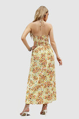 Vestido midi de flores
