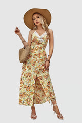 Vestido midi de flores