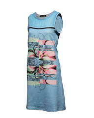 Vestido recto sin mangas