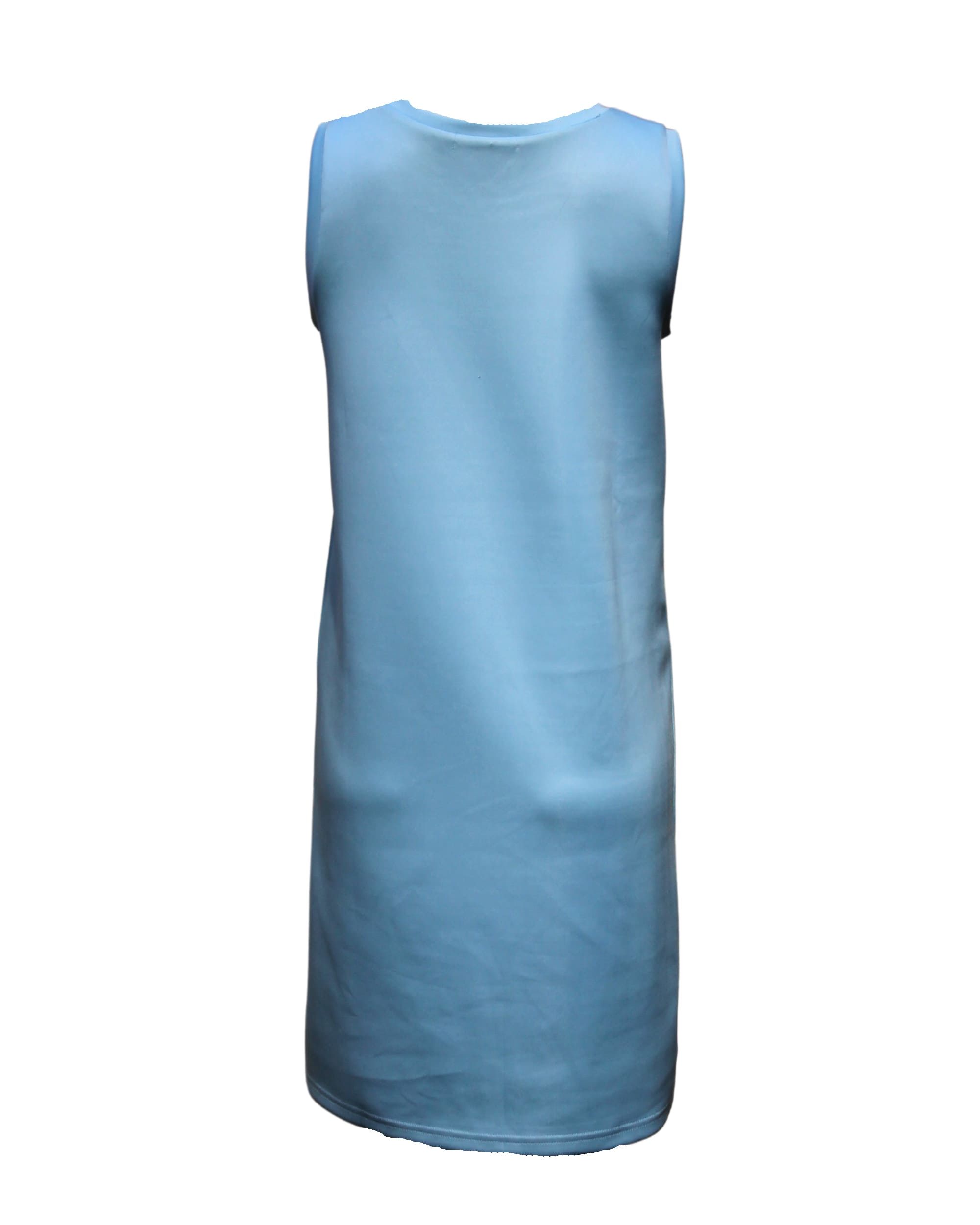 Vestido recto sin mangas