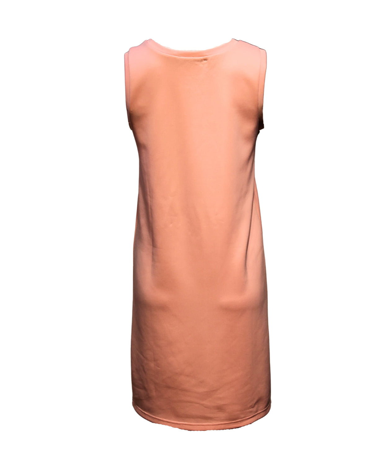 Vestido mujer recto sin mangas dress outfit diseño estampado abstracto modelo AN-999970 cuello redondo acabado elástico color rosa talla 38 versátil cómodo elegante ideal verano ✅Entrega 24/48h