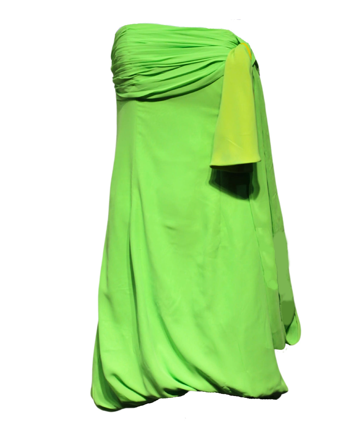 Vestido corto palabra de honor mujer, drapeado, elegante, fiesta, strapless, modelo fluido, corte mini, color verde, resalta figura, cómodo, sofisticado, talla 38, ✅Entrega 24/48h
