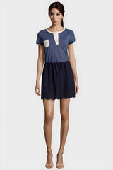 Vestido combinado
