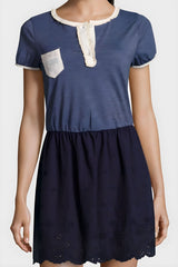 Vestido combinado