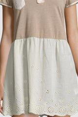 Vestido combinado