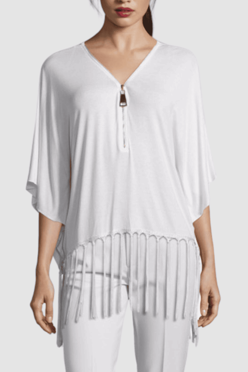 Blusa con flecos