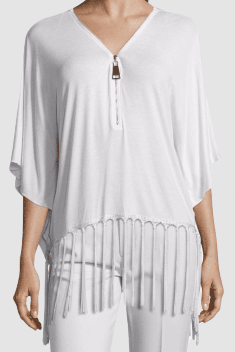 Blusa con flecos