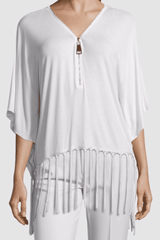 Blusa con flecos