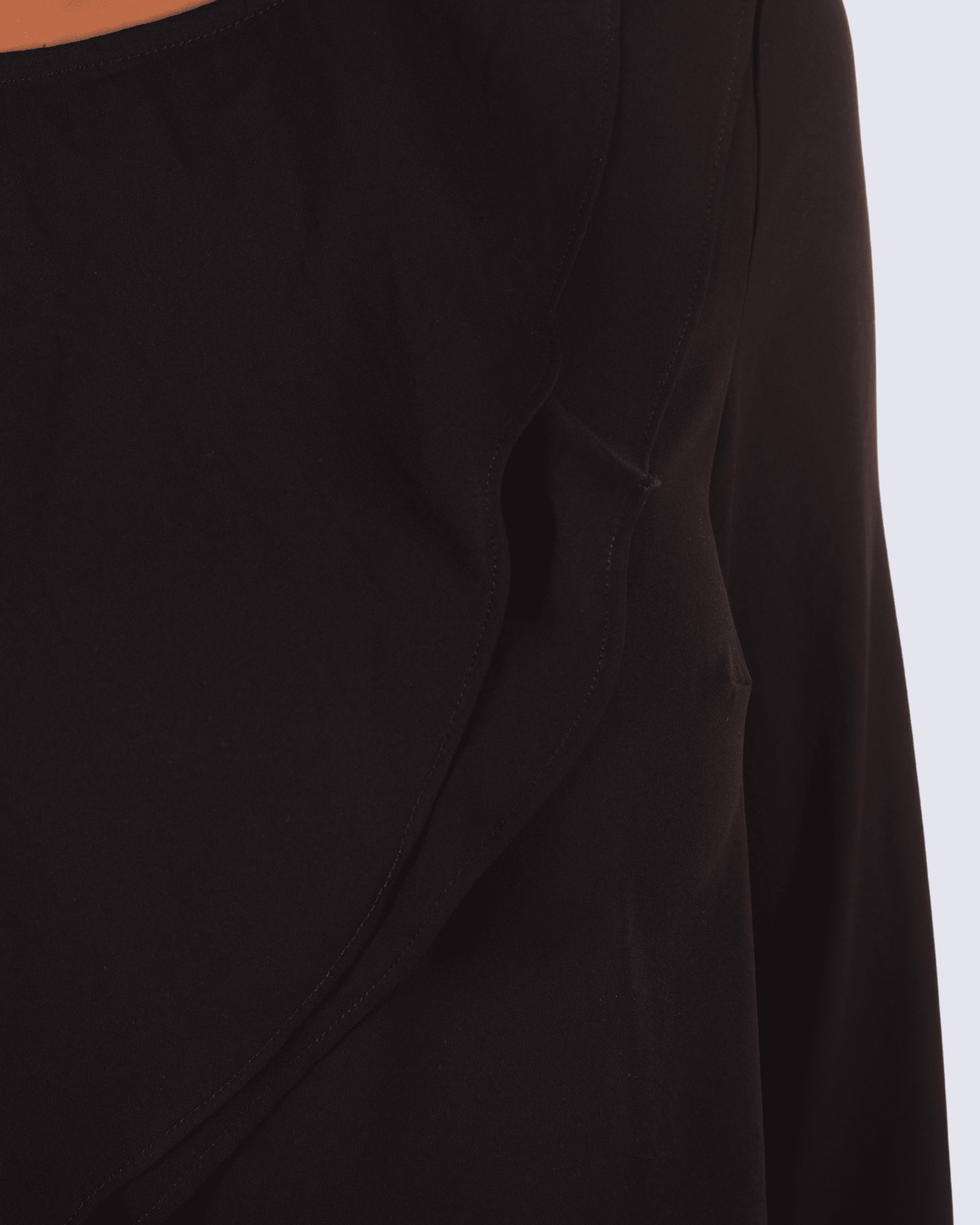 Blusa mujer manga larga elegante urbana oficina, camisa ladies formal, diseño volante asimétrico, corte regular, tela suave, sofisticada, ideal otoño invierno, color negro, talla L, look profesional y cómodo ✅Entrega 24/48h