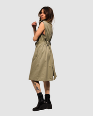 Vestido tipo trench