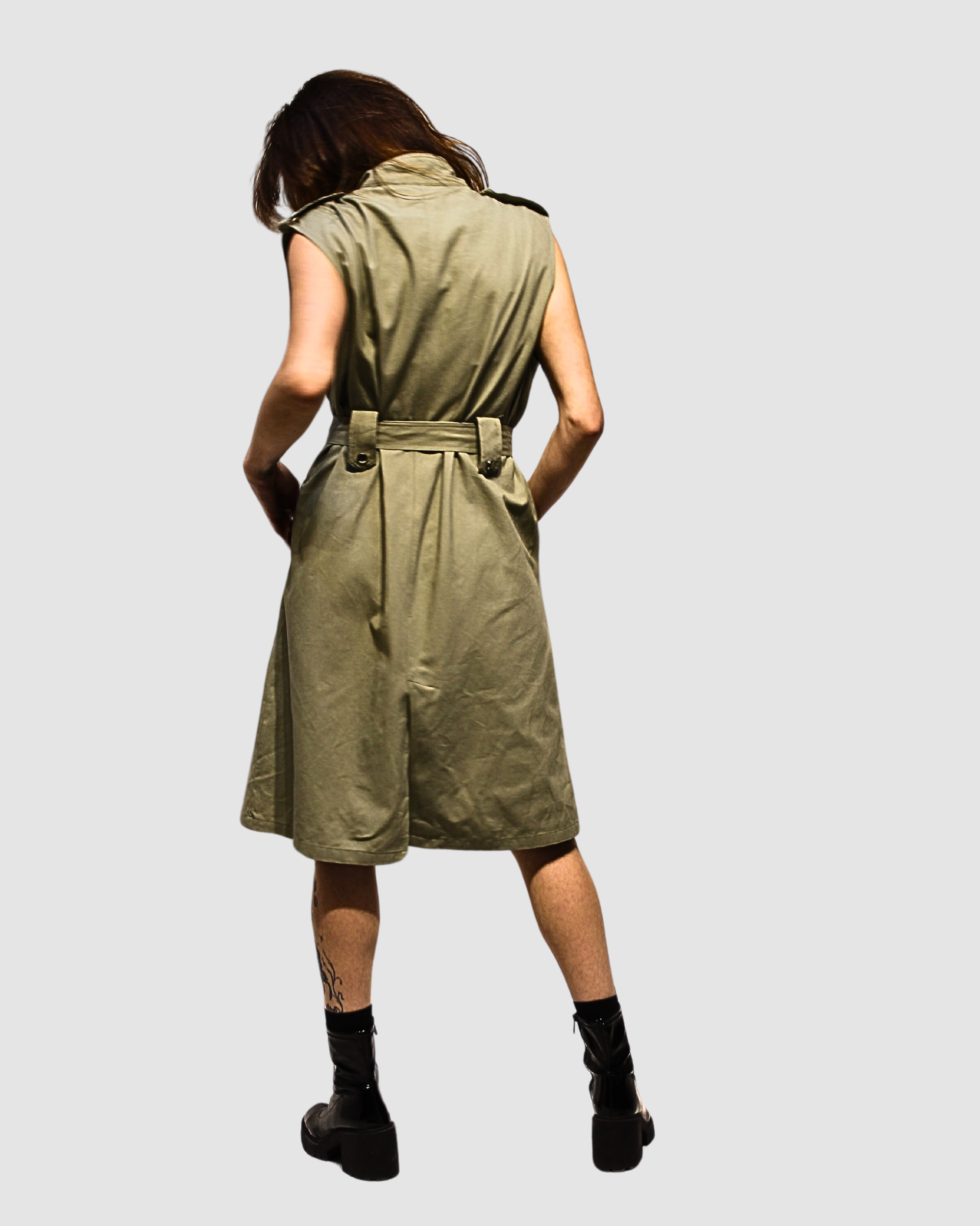 Vestido tipo trench