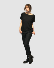 Blusa con cremallera trasera