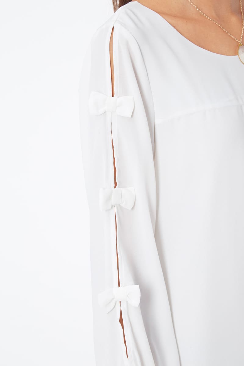 Vestido suelto, dress lazo lateral, diseño elegante, manga tres cuartos, corte recto, tejido ligero femenino color blanco, talla 38, ideal eventos formales u outfit urbano, cómodo versátil chic, ✅Entrega 24/48h