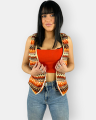 Chaleco estampado