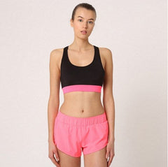 Top deportivo mujer soporte medio, bra fitness running, tirantes anchos, modelo ergonómico. Ideal entrenamiento, yoga, gym, athleisure. Disponible en negro. Talla L. Comodidad, libertad movimiento. ✅Entrega 24/48h