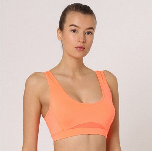 Top deportivo mujer sin costuras sujetador deportivo gym fitness tirantes anchos corte ajustado tejido suave transpirable, cómodo, color rosa talla L ideal entrenamiento o uso diario ✅Entrega 24/48h
