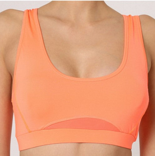 Top deportivo mujer sin costuras sujetador deportivo gym fitness tirantes anchos corte ajustado tejido suave transpirable, cómodo, color rosa talla L ideal entrenamiento o uso diario ✅Entrega 24/48h