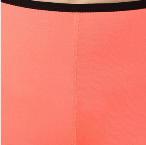 Legging deportivo mujer, leggings fitness, modelo Gym&Soul P40068, tejido elástico, cintura contraste, corte capri, ideal entrenamiento, color rosa, talla L, cómodo, versátil, transpirable ✅Entrega 24/48h