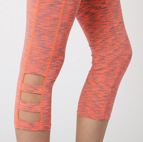 Legging deportivo mujer, pantalón fitness, diseño jaspeado, abertura lateral, tiro alto, elástico, estilo moderno, color rosa, talla L, comodidad y ajuste óptimo para gym yoga entrenamiento ✅Entrega 24/48h