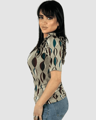 Top estampado