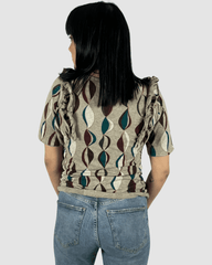 Top estampado
