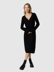 Vestido de punto midi