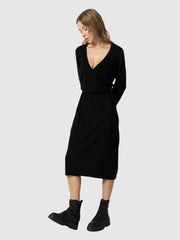 Vestido de punto midi
