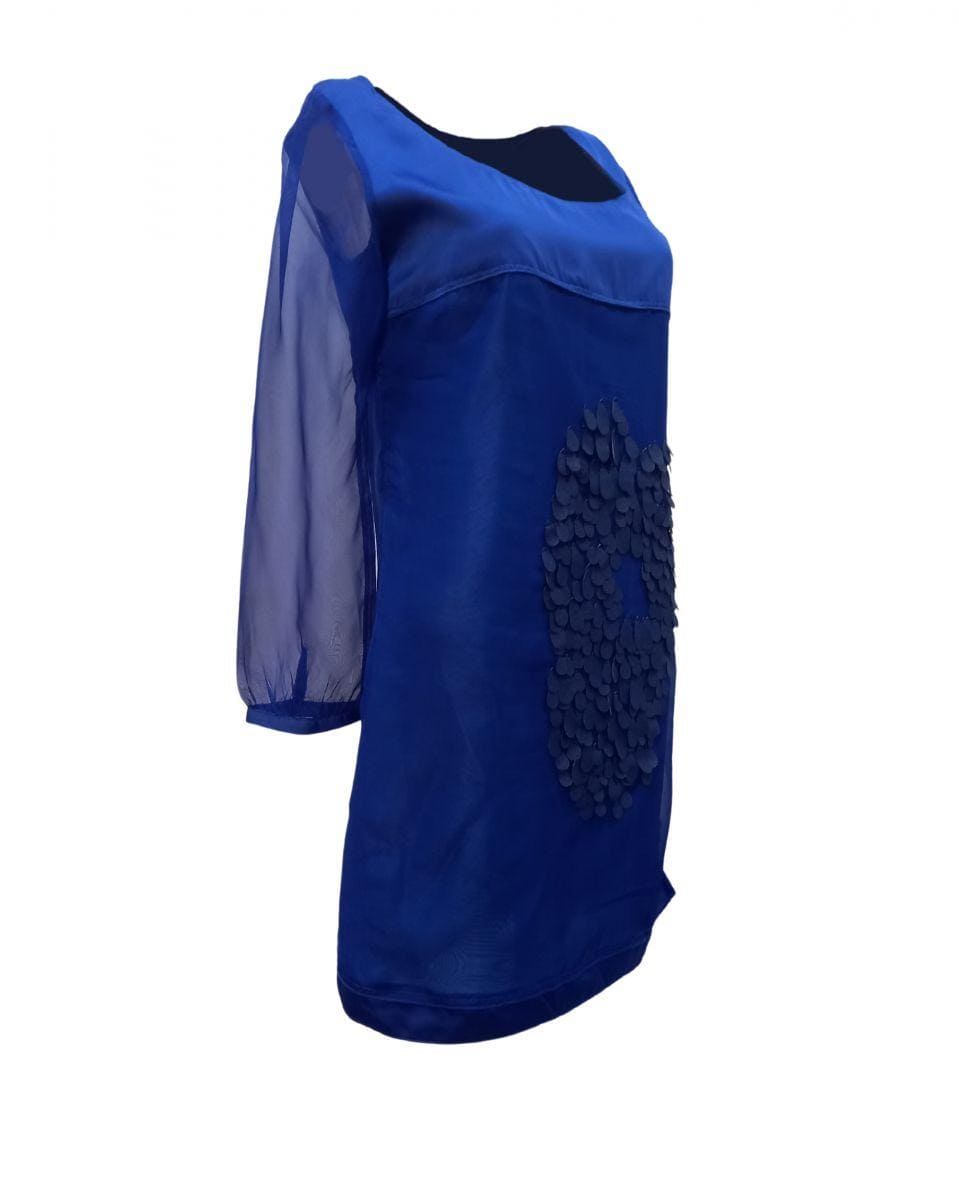Vestido con efecto tul
