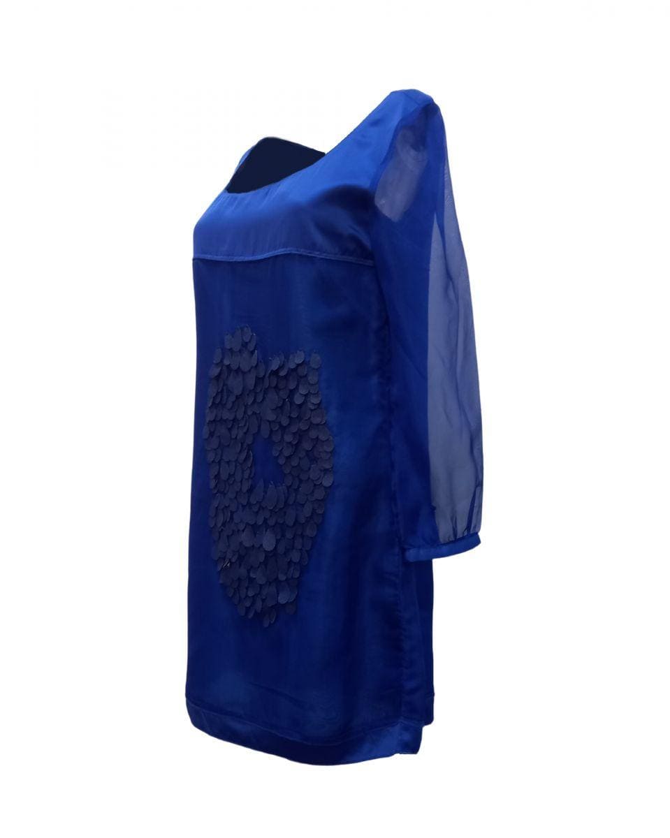 Vestido con efecto tul