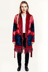 Chaqueta, cardigan estampado étnico, 100% poliéster, corte recto, estilo boho chic, tallas S, M, L, cómoda y versátil. ✅Entrega 24/48h